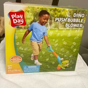 Dino Push Bubble Blower